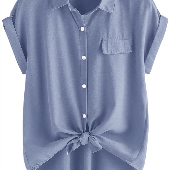 YNS Generic Tops - Blue blouse size xxl brand new tags still on